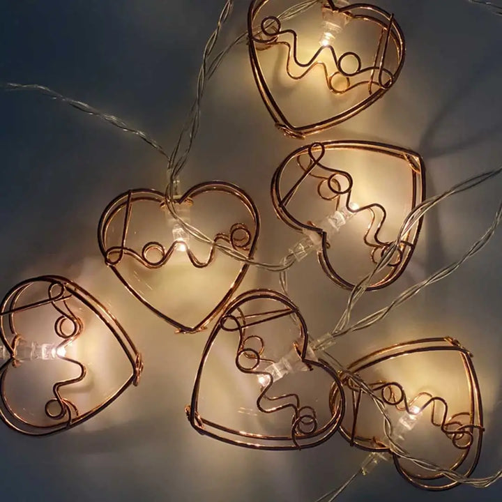 Love Rose Gold String Lights 2