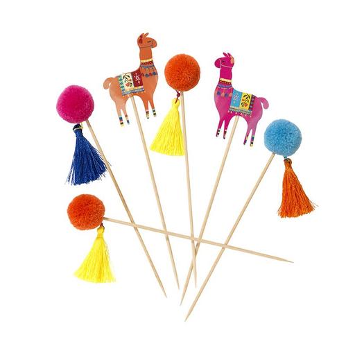 Boho Pom Pom Picks