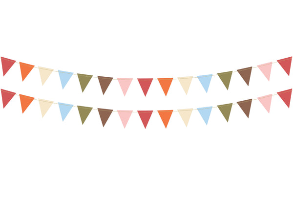 Woodland bunting garlands