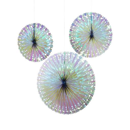 Decadent Decs Iridescent Fans